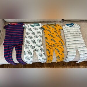 Kickee Pants Short Sleeve PJ Lot Size 3T